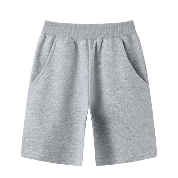 GYRATEDREAM Boys Girls Athletic Casual Shorts Toddler Baby Lightweight Elastic Waist Running Shorts Kids Sports Active Soft Shorts with Pocket for 2-12 Years