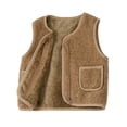 thumbnail image 1 of GYRATEDREAM Boys Girls Kids Fleece Vest Jacket Full-Zip Warm Sleeveless, 1 of 7