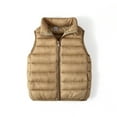 thumbnail image 1 of GYRATEDREAM Down Puffer Vest for Boy Girls Lightweight Water-Resistant Winter Jacket Outwear Kids Fall Sleeveless Coats for 3-4Y Multi-color, 1 of 5