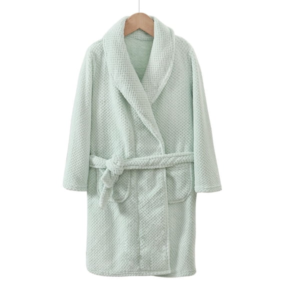GYRATEDREAM Boys Girls Towel Robe Soft Terry Cloth Kimono Bathrobes Sleepwear for Kids, 4-12 Years