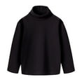 thumbnail image 1 of GYRATEDREAM Boys Girls Turtleneck Long Sleeve Soft Cotton T-Shirts Solid Color Warm Tee Tops 1-10T, 1 of 6