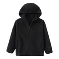 thumbnail image 1 of GYRATEDREAM Boys Girls Zip Up Hoodie Soft Fleece Sweatshirt Kids Hoodies for Toddler Zipper hoodie Jacket for 9-10Y Black, 1 of 4