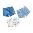 thumbnail image 1 of GYRATEDREAM Boys Kids Soft Cotton Fashion Boxer Briefs Toddler Breathable Underwear 3-11 Years Pack of 3, 1 of 8
