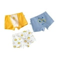 thumbnail image 1 of GYRATEDREAM Boys Kids Soft Cotton Fashion Boxer Briefs Toddler Breathable Underwear 3-11 Years Pack of 3, 1 of 3
