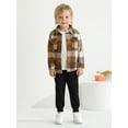 thumbnail image 1 of GYRATEDREAM Boys Long Sleeve Flannel Plaid Shirt Button Down Thick Shirts 6M-4T, 1 of 13