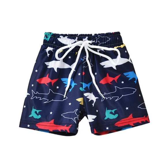 GYRATEDREAM Boys Swim Trunks Kids Quick Dry Bathing Suits Swimsuit Shark Print Swim Shorts Swimwear for 6 Months-4 Years