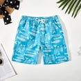 thumbnail image 1 of GYRATEDREAM Boys Swim Trunks with Compression Liner Toddler Stretch Swim Shorts Boys Quick Dry 2 in 1 Beach Shorts,Size 11-12 Years, 1 of 7