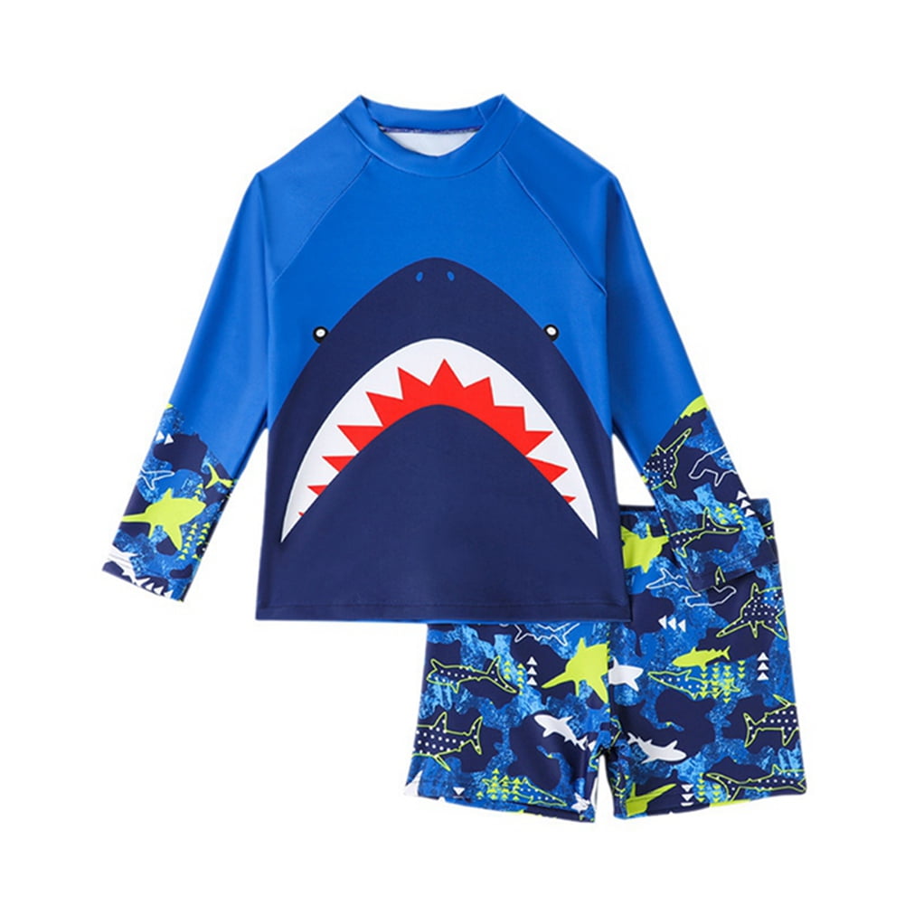 Gyratedream Baby Toddler Boys Short Sleeve Sunsuit Swimwear UPF 50 ...
