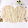 thumbnail image 1 of GYRATEDREAM Family Christmas Knit Sweaters Matching Sets Long Sleeve Holiday Xmas Knitted Sweater Pullover Tops for Adults and Kids XL Dad-Beige, 1 of 11