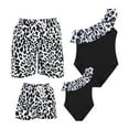 thumbnail image 1 of GYRATEDREAM Family Matching Swimsuits Womens Bikini Set Girls Tankini Sets Mens Summer Shorts Boy Beach Shorts Mommy and Me Bathing Suits Swimwear for 8-10T, 1 of 9