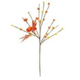 thumbnail image 1 of GYRATEDREAM For Thanksgiving Harvest Wreath Halloween Artificial Berry Stems Artificial Maple Leaf Branches Faux Picks and Sprays Fall Berry Stems Orange Glossy Berry Twigs, 1 of 8