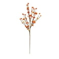 thumbnail image 1 of GYRATEDREAM For Thanksgiving Harvest Wreath Halloween Artificial Berry Stems Artificial Maple Leaf Branches Faux Picks and Sprays Fall Berry Stems Orange Glossy Berry Twigs, 1 of 8