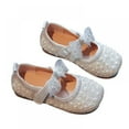 thumbnail image 1 of GYRATEDREAM Girl Dress Shoes Kids Girl Mary Jane Pearl Ballet Flats Party School Wedding Princess Dance Shoes 1-9 Years, 1 of 9