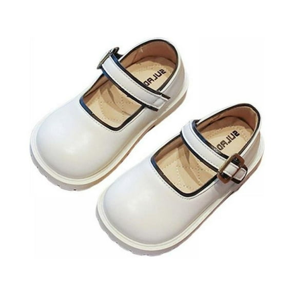 GYRATEDREAM Girl's Mary Jane School Uniform Shoes Strap Dress Uniform Flats (Toddler/Little Girl/Big Girl)