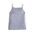 thumbnail image 1 of GYRATEDREAM Girl’s Sleeveless Tank Top – Stretch Undershirts Cami Camisole Tank Tops, Soft Comfortable Scoop Neck Undershirts Camis, UV Protective Fabric, Rated UPF 50+ for 4-15Y, 1 of 6