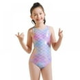 thumbnail image 1 of GYRATEDREAM Girl's Swimsuit One Piece Swimwear For Baby Girls Print Beach Wear Swimsuit One Piece Kids Bathing Suit, Size 2-3 Years, 1 of 7