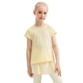 thumbnail image 1 of GYRATEDREAM Girls Athletic Shirts, Kids Short Sleeve Quick Dry Crewneck Tops Tee Summer Workout Running Yoga Sports Shirts for 5-6 Years, 1 of 1