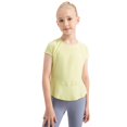 thumbnail image 1 of GYRATEDREAM Girls Athletic Shirts, Kids Short Sleeve Quick Dry Crewneck Tops Tee Summer Workout Running Yoga Sports Shirts for 5-6 Years, 1 of 8