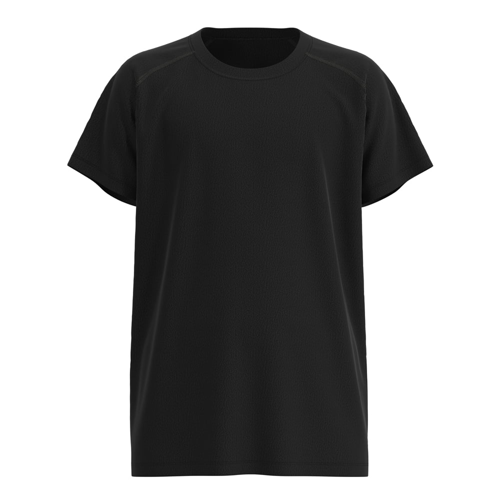 Boys And Girls Solid Color Elastic Quick Dry Sportswear T-Shirt In European And American Style