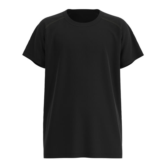 GYRATEDREAM Girls Athletic Shirts, Kids Short Sleeve Quick Dry Crewneck Tops Tee Summer Workout Running Yoga Sports Shirts for 8-10 Years