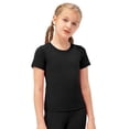 thumbnail image 1 of GYRATEDREAM Girls Athletic Shirts Short Sleeve Quick Dry Crewneck Tee Activewear Performance Tops for Kids 5-12Y, 1 of 3