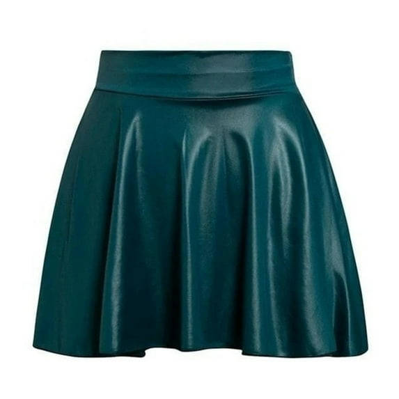 GYRATEDREAM Girls Athletic Tennis Skirts Flowy High Waisted Tiered Pleated Skirts Workout Sport Performance Skorts for 4T Green