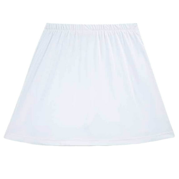 GYRATEDREAM Girls Athletic Tennis Skirts Flowy High Waisted Tiered Pleated Skirts Workout Sport Performance Skorts for XXL White