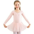 thumbnail image 1 of GYRATEDREAM Girls Ballet Long Sleeve Skirted Leotards with Tutus Skirt Dance Dress Ballerina Outfits 4-10T, 1 of 1