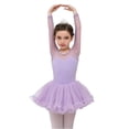 thumbnail image 1 of GYRATEDREAM Girls Ballet Long Sleeve Skirted Leotards with Tutus Skirt Dance Dress Ballerina Outfits 4-14 Years, 1 of 7
