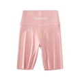 thumbnail image 1 of GYRATEDREAM Girls' Capri Leggings 3/4 Pants High Waisted Compression Yoga Tights for Toddler Kids Teens Dance Workout for 13-14Y Pink, 1 of 9