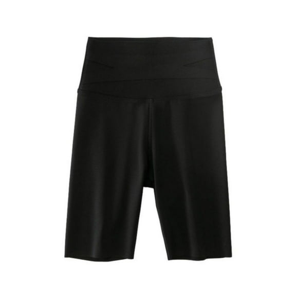 GYRATEDREAM Girls' Capri Leggings 3/4 Pants High Waisted Compression Yoga Tights for Toddler Kids Teens Dance Workout for 5-6Y Black