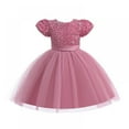 thumbnail image 1 of GYRATEDREAM Girls Dresses Sequin Mesh Tull Flower Girls Party Dress Bridesmaid Ball Gown Wedding Pageant Evening Gown, Size 10-11 Years, 1 of 9
