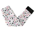 thumbnail image 1 of GYRATEDREAM Girls Fleece Lined Thick Leggings Colorful Autumn Winter Warm Pants 2-12 Years, 1 of 3
