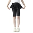 thumbnail image 1 of GYRATEDREAM Girls Knee Length Leggings with Skirt Stretchy Kids Summer Pants for Girls 3-11 Years, 1 of 14