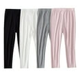 thumbnail image 1 of GYRATEDREAM Girls Leggings 4 Pack Thin Full Length Kids Teens Pants Toddler Footless Pull On Athletic Legging 3-14 Years, 1 of 9