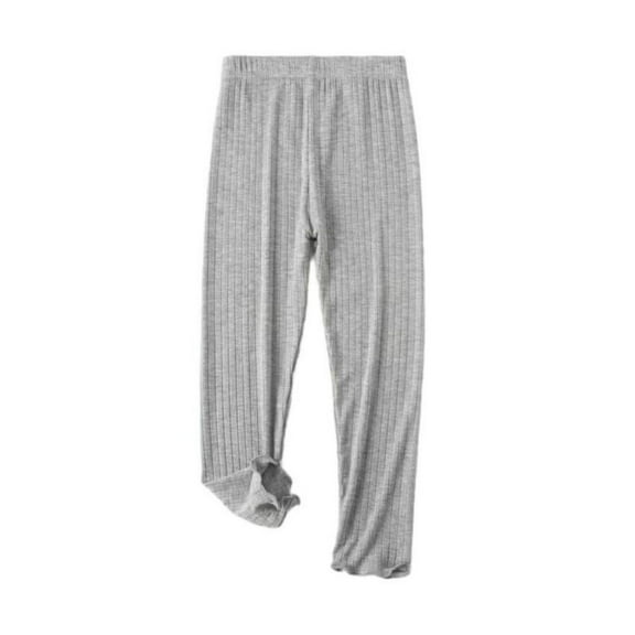 GYRATEDREAM Girls Leggings High Waisted Kids Compression Yoga Pants Stretch Running Dance Tights for Teen School Workout for 11-12Y Gray