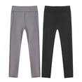 thumbnail image 1 of GYRATEDREAM Girls Leggings Yoga Pants Athletic Leggings Kids two-piece Lounge Pants Girls Active Dance Running Tights for 8-9 Years, 1 of 1