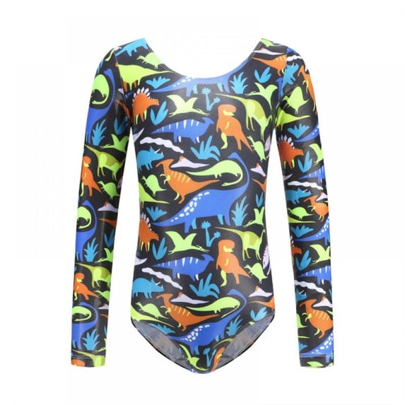 GYRATEDREAM Girls Leotards for Gymnastics Outfits Sparkle Kids One-Piece Colorful Dancewear Size 5-13 Years