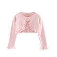 thumbnail image 1 of GYRATEDREAM Girls Long Sleeve Bolero Cardigan Kids Button Closure Knitted Shrug Cropped Sweaters Tops 1-8 Years, 1 of 10