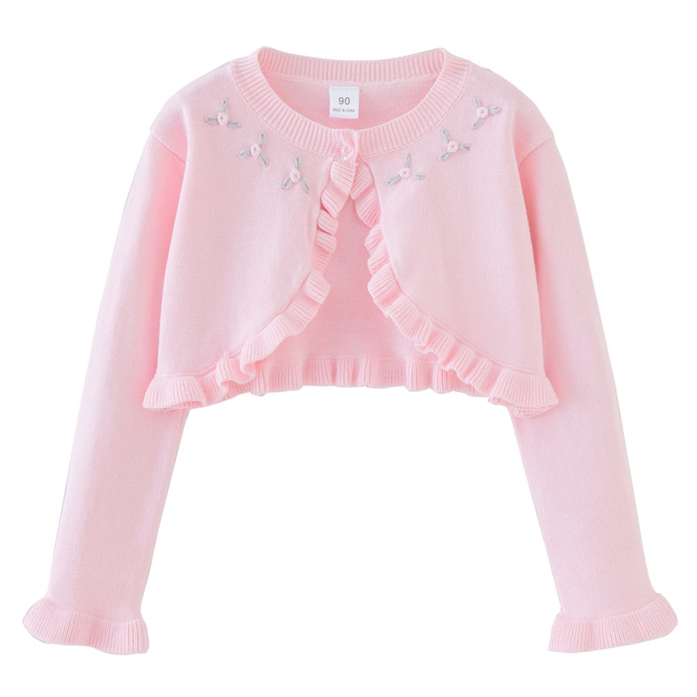 Kamemir Girls Long Sleeve Sparkle Cardigan Childrens Kids Bolero Shrug Red 12 18 Months 443604b6 Ba17 4ee8 8139 9d507557c038.d88da307fc218722851e1dd73599d90e