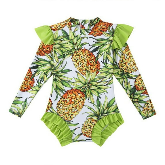 GYRATEDREAM Girls One-Piece Swimsuits Bathing Suits Multicolor Kids Sport Summer Beach Swimwear for 2-12 Years