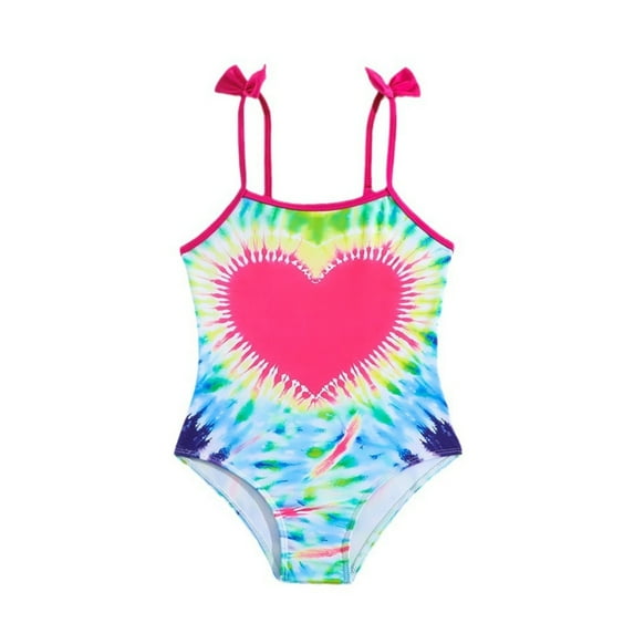 GYRATEDREAM Girls One Pieces Swimsuit Cute Swimwear Bathing Suits Comfort Fit & UV Protection – Perfect for Beach Days & Poolside Fun, Mermaid One-Piece Swimsuit for 6-7Y