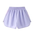 thumbnail image 1 of GYRATEDREAM Girls Running Shorts Summer Kids Athletic Shorts Quick Dry Gym Workout Sports Active Lightweight Shorts for 7-8Y Purple, 1 of 8