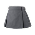 thumbnail image 1 of GYRATEDREAM Girls Skirt Casual Plain Pleated Elastic Waist Skater Skirts Little Kid Tennis Skirts Skorts, 1 of 9