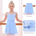 thumbnail image 1 of GYRATEDREAM Girls Sleeveless Ballet Leotard with Removable Skirt Dance Dresses Gymnastics Leotards for Girls, 1 of 4