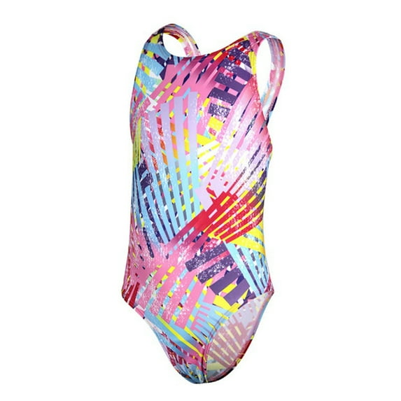 GYRATEDREAM Girls Swimsuits One Piece Swimsuits Variety of Print Beach Swimwear Bathing Suits for Practice and Competition for 15-16 Years