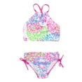 thumbnail image 1 of GYRATEDREAM Girls Swimsuits Two Piece Swimsuit Tankini Set 2 Piece Bathing Suits Rashguard Set for 3-14 Years, 1 of 8