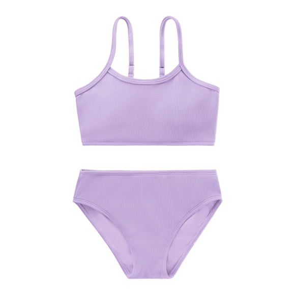 GYRATEDREAM Girls Two Piece Swimsuits Beach Swimwear Kids Bikini Bathing Suit 2 Piece Swimsuits for 11-12 Years