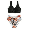 thumbnail image 1 of GYRATEDREAM Girls Two Piece Swimsuits Bikini Tops High Waisted Bottoms Set Bathing Suit Girls' Swimwear, 1 of 7