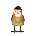 thumbnail image 1 of GYRATEDREAM Halloween Harvest Birds Figurine Thanksgiving Decorations Birds Ornaments Tiered Tray Decor Home Table Shelf Decor Thanksgiving Day Table Decorations Home Farmhouse Gifts, 1 of 8
